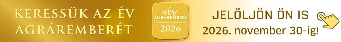 Keressük az Év Agráremberét! Jelöljön Ön is 2026. november 30-ig!